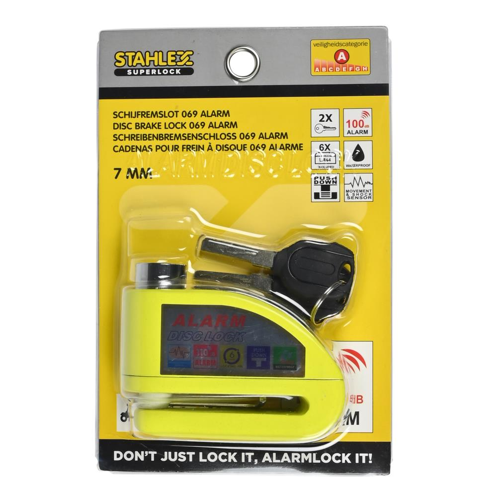 Stahlex Schijfrem Slot Alarm 4