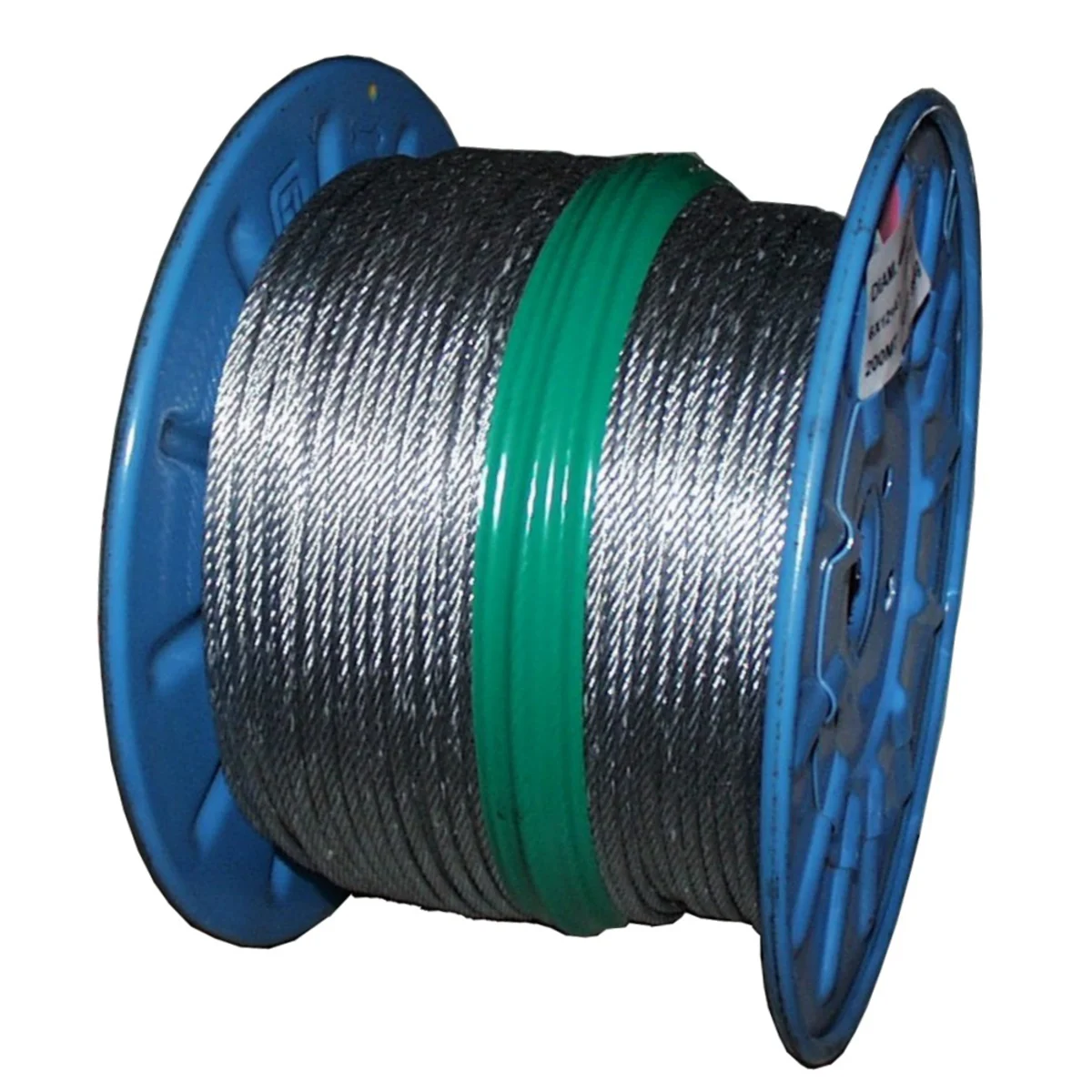 Stalen Kabel O/haspel Verzinkt 2 mm