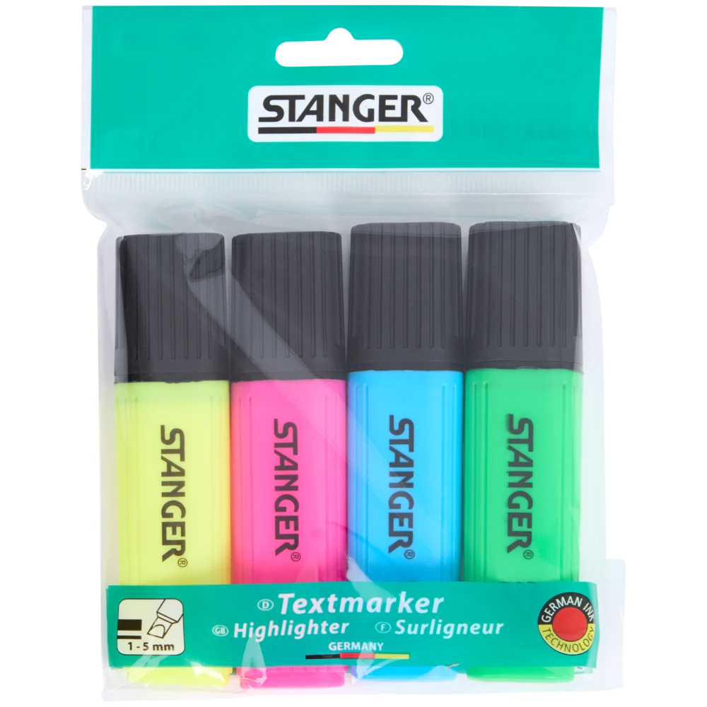 Stanger Markeerstiften 4st 2-5 mm Div Klr 2