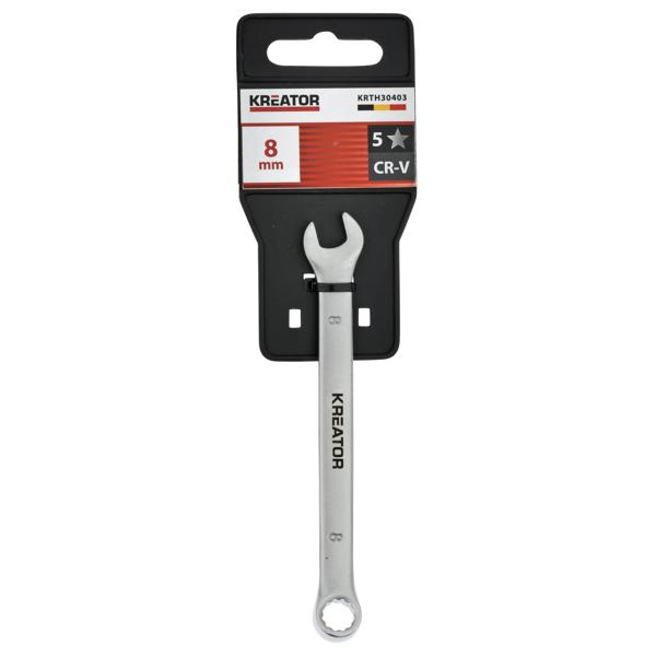 Steek-, Ringsleutel 8, 120 mm