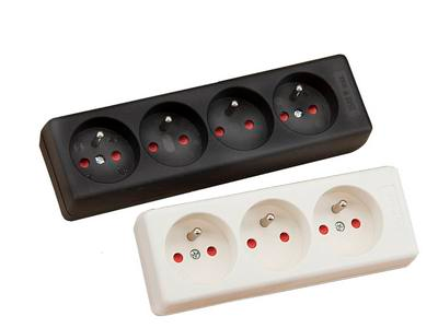 Stekkerblok 3x16a Wit Zonder Kabel