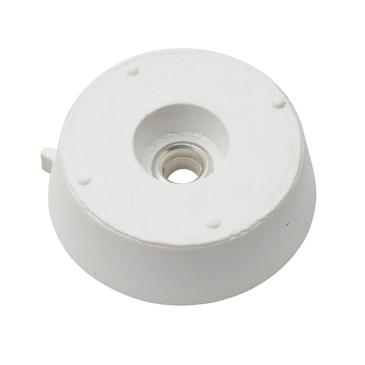 Stoeldoppen + Schroefgat Zwart 24x8mm