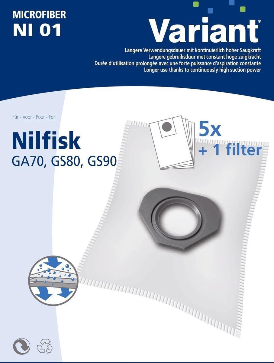 Stofzuiferzak Nilfisk Ni01 2