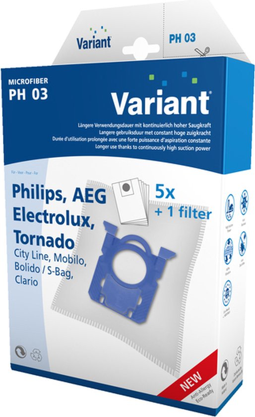 Stofzuigerzak Philips Ph03