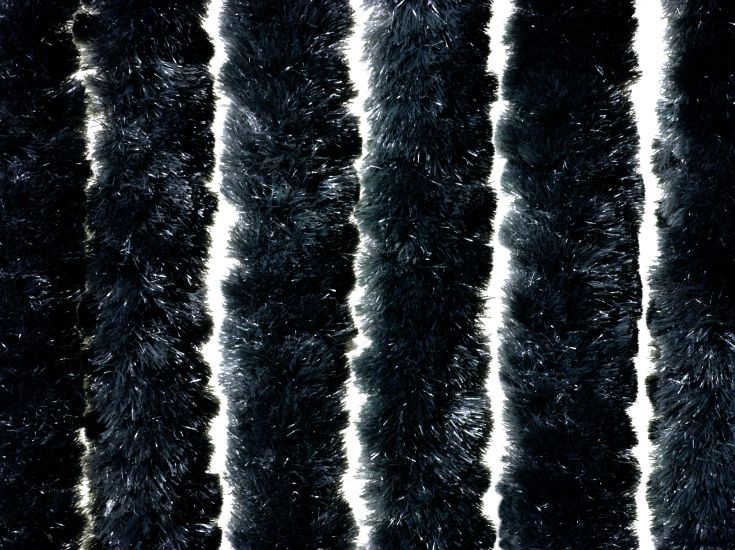 Stripgordijn Wasbaar Zwart 100x220cm 3