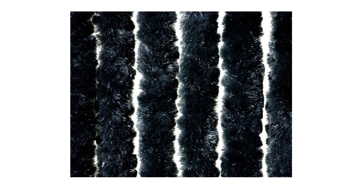 Stripgordijn Wasbaar Zwart 100x220cm 4