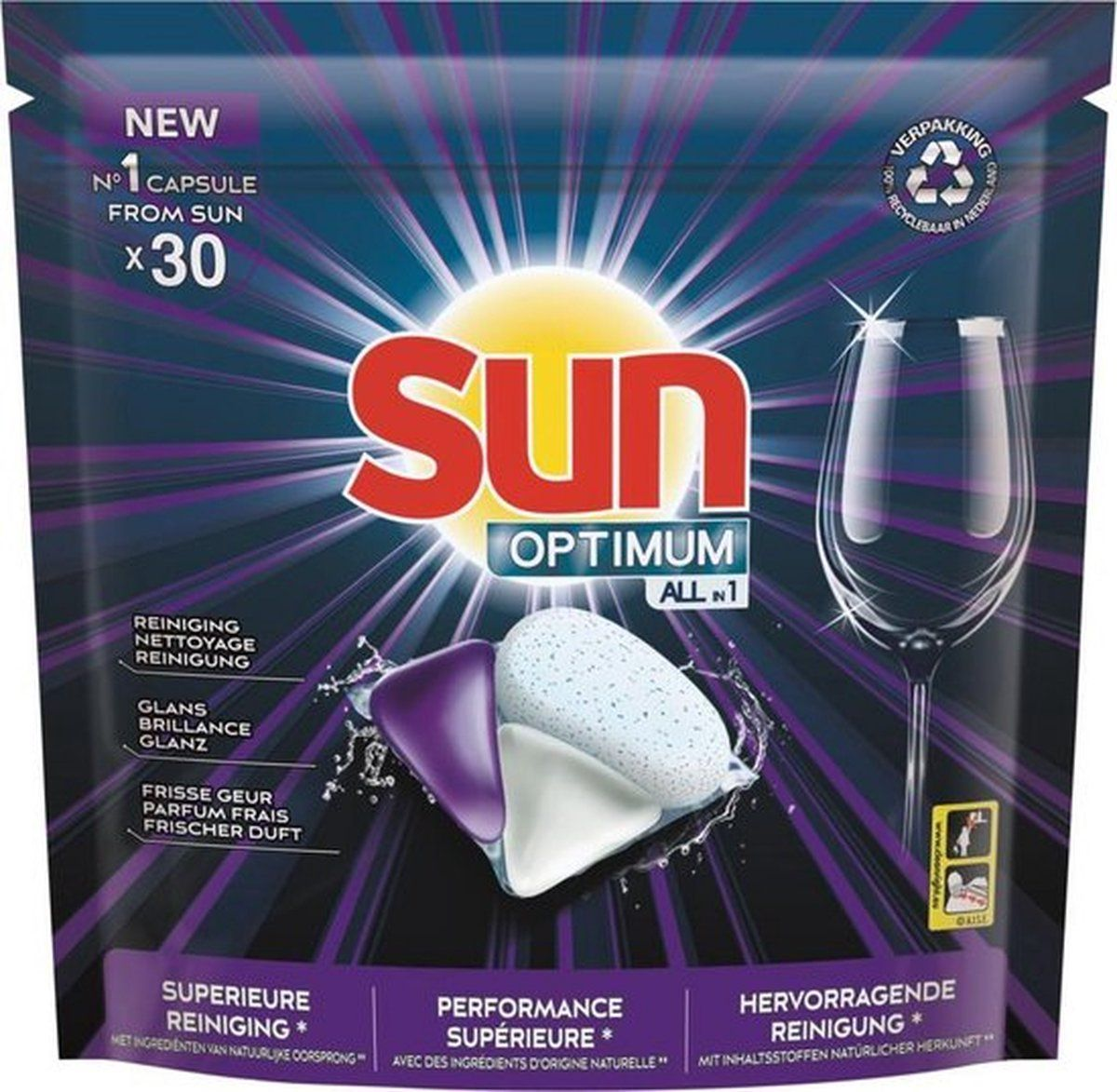 Sun - Vaatwas - Capsule - Optimum - 30d 2