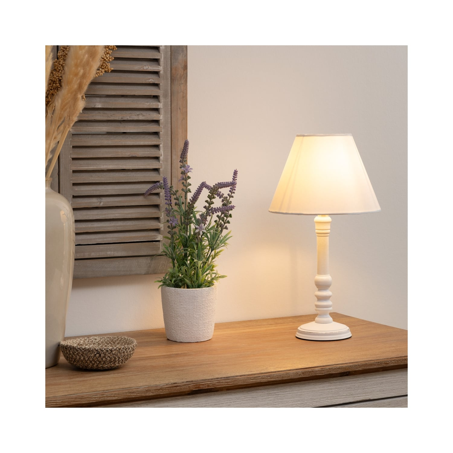 Tafellamp Leo Blc H36