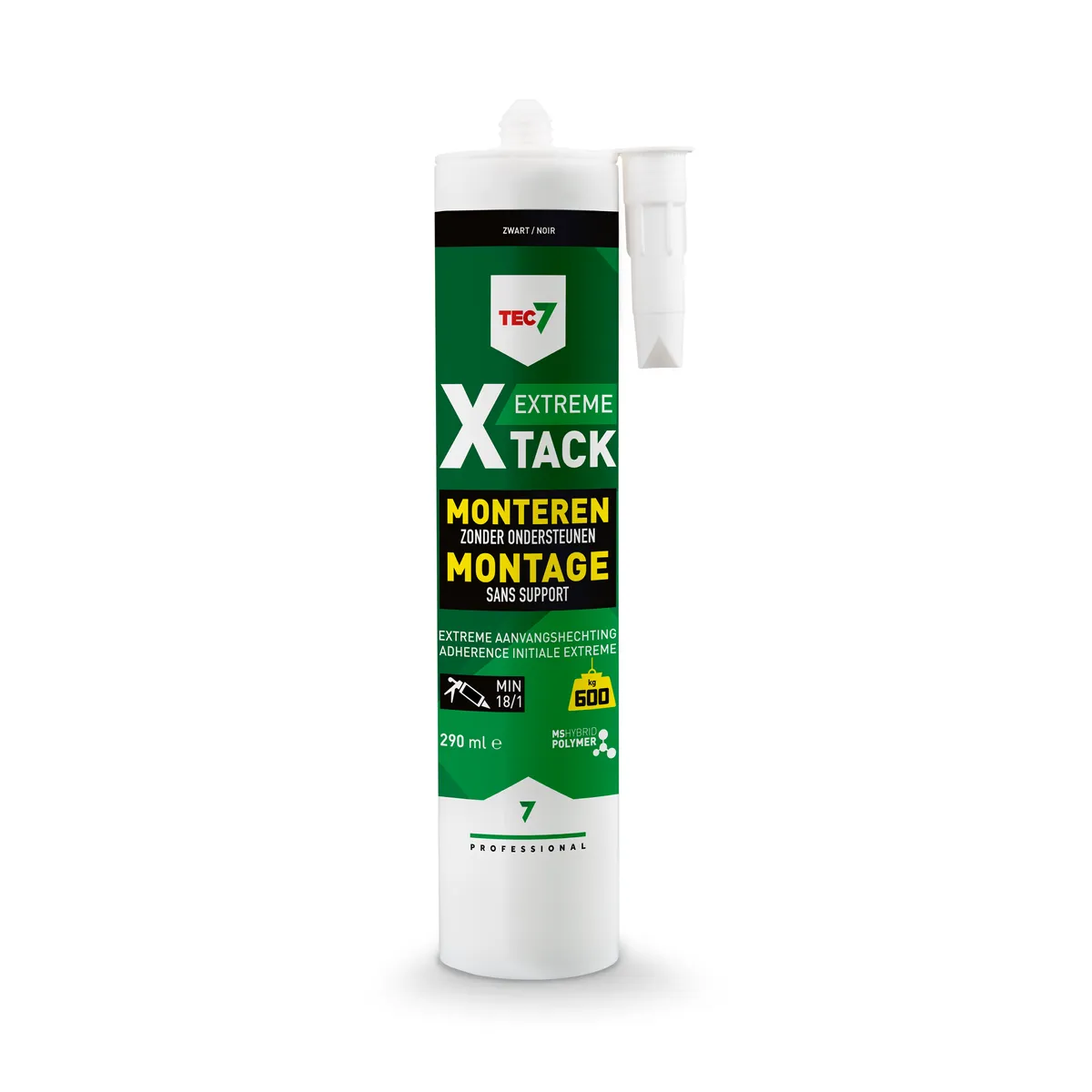 Tec7 Xtack Zwart