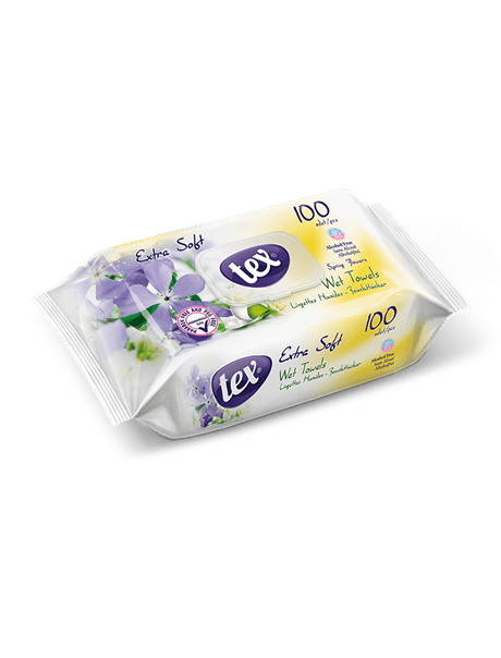 Tex Natte Doek 100 Vellen Lente Bloemen