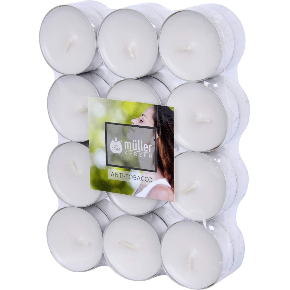 Theelichten Geur/24 Anti Tobacco