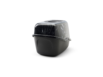 Toilethuis Marble Zwart 56x39x38.5cm 2