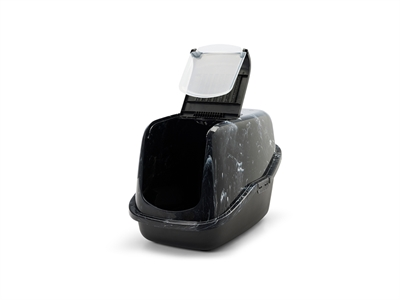 Toilethuis Marble Zwart 56x39x38.5cm 5