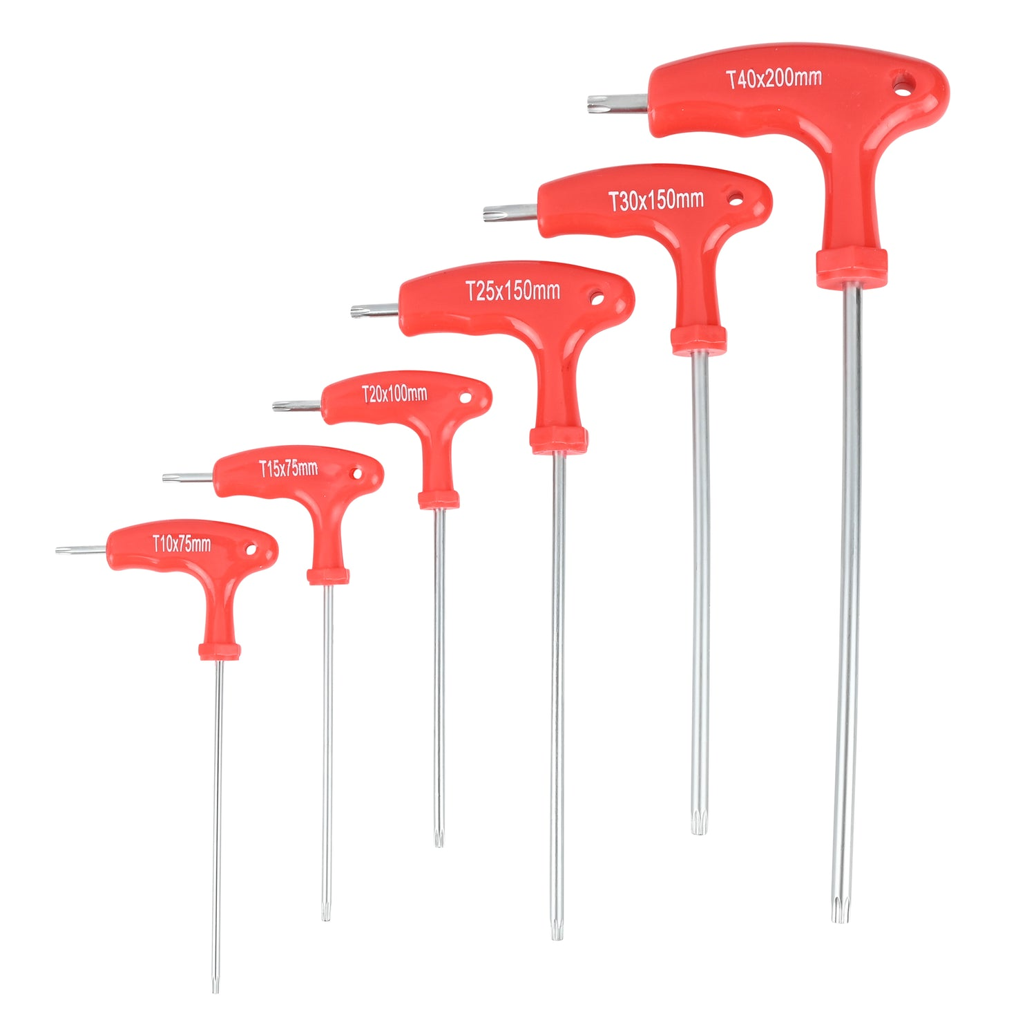 Torx T-Sleutel Set 6dlg 2