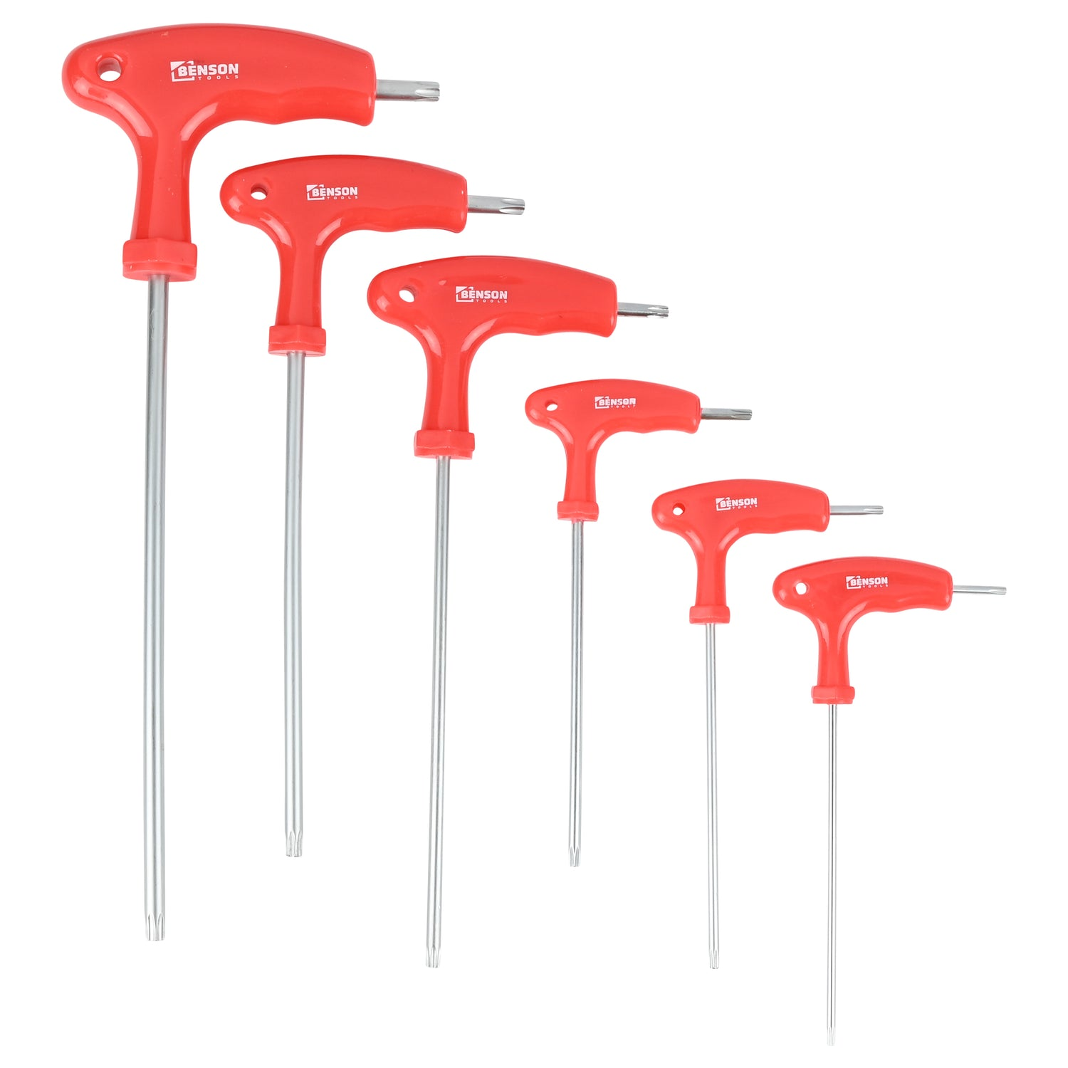 Torx T-Sleutel Set 6dlg