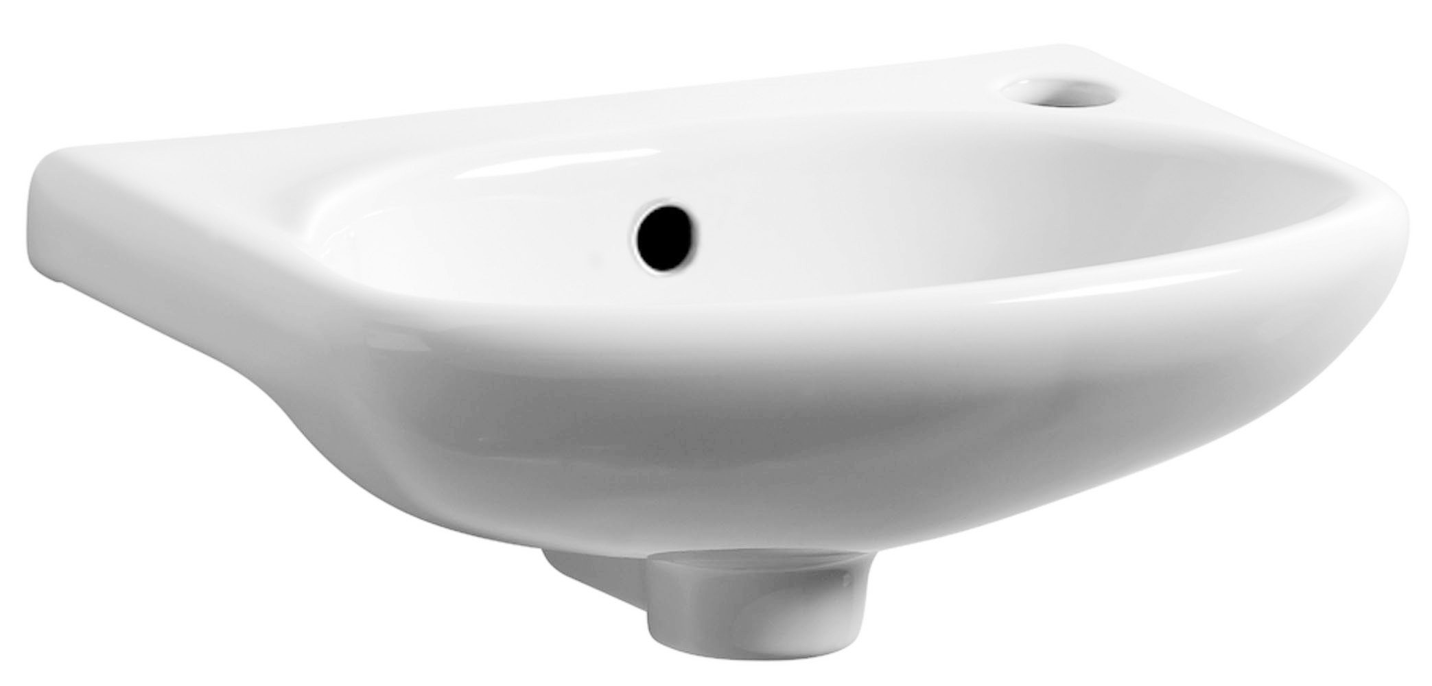Trevi Lavabo Fontein 38x25cm Wit