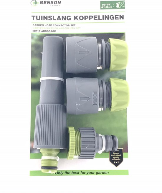Tuinslang Koppeling Set 4