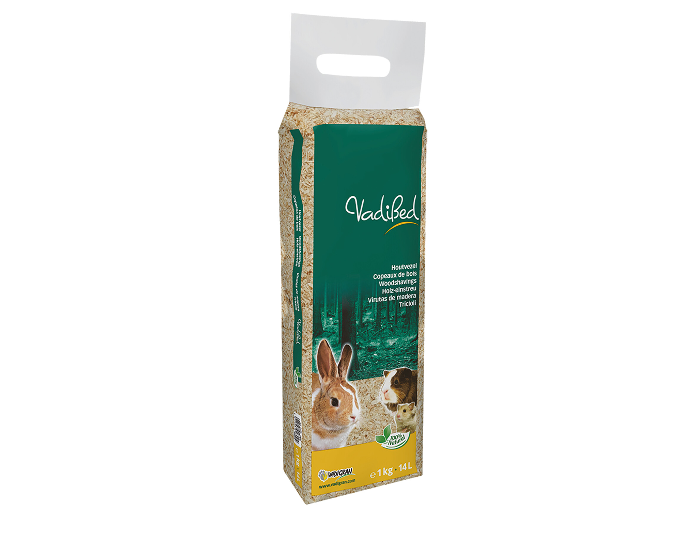 Vadibed Houtvezel 14 l 1 kg
