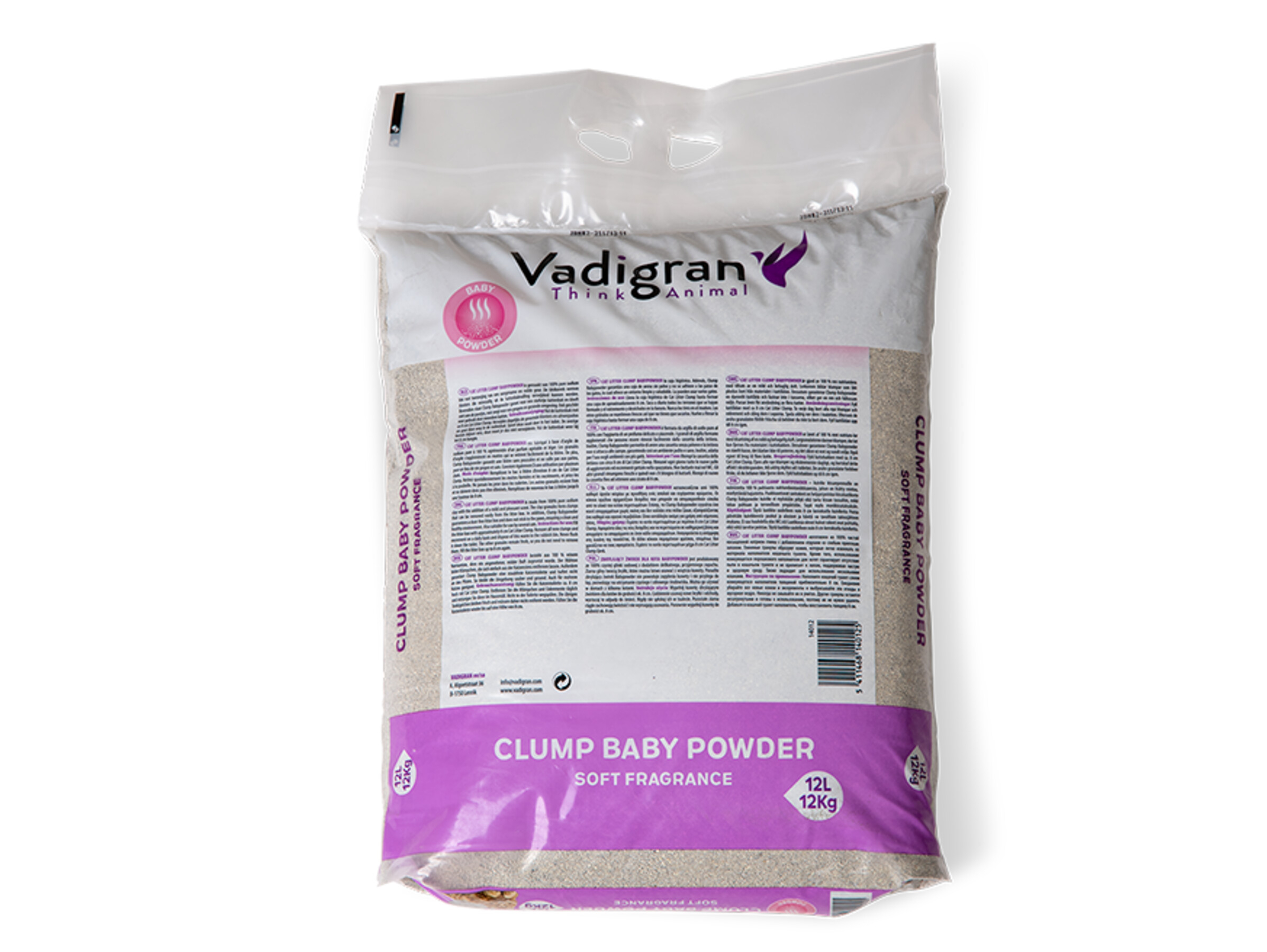 Vadigran Cat Litter Bentonite Baby Powder 12 kg 5