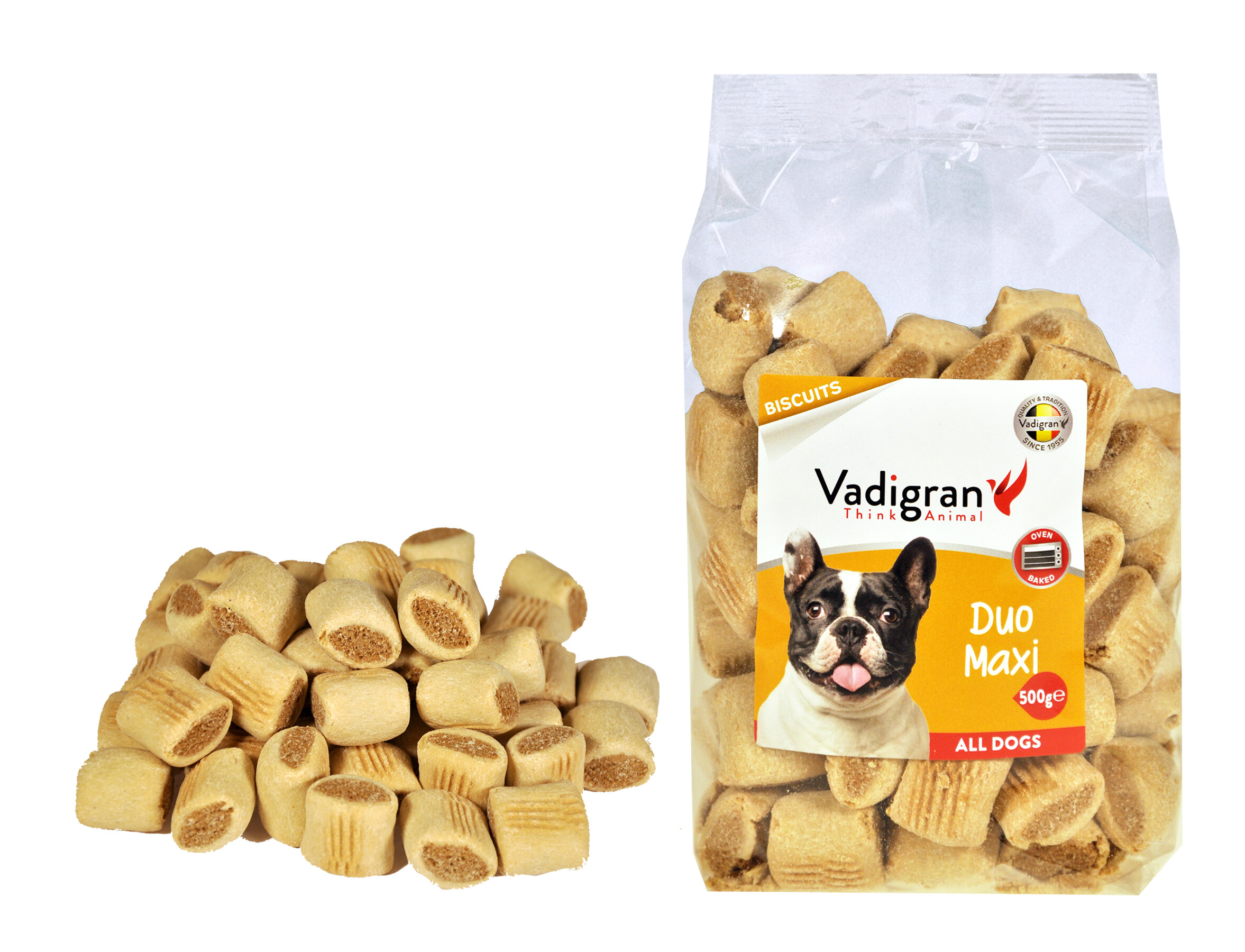 Vadigran Snack Hond Biscuits Duo Maxi 500 g 2