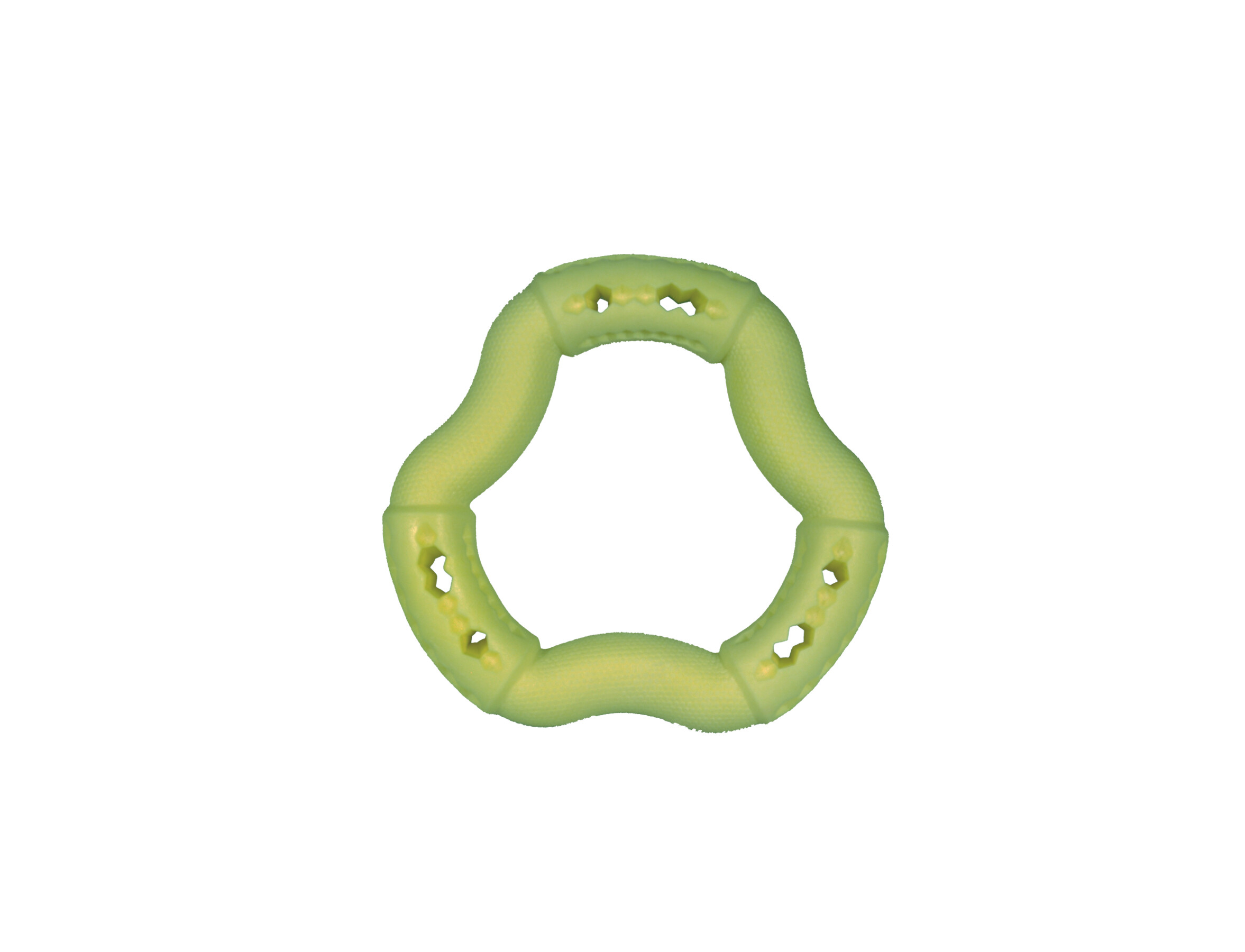 Vadigran Speelgoed Tpr Ring Green Apple 12 cm