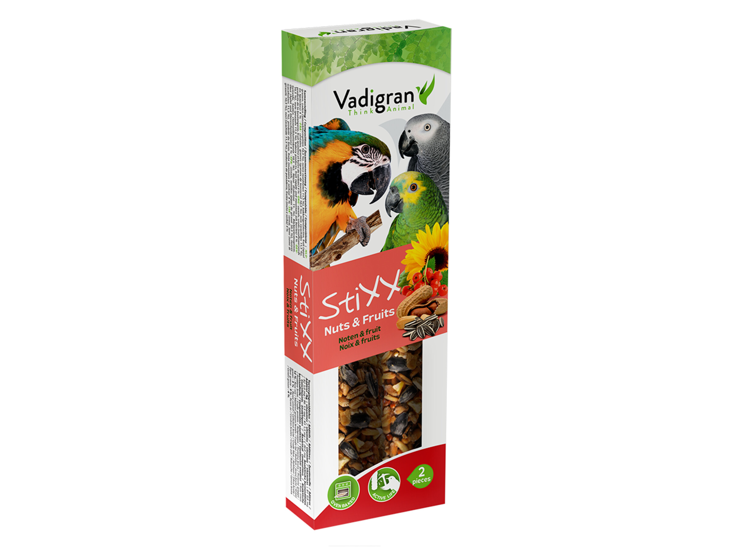 Vadigran Stixx Maxi Papegaai 150gr
