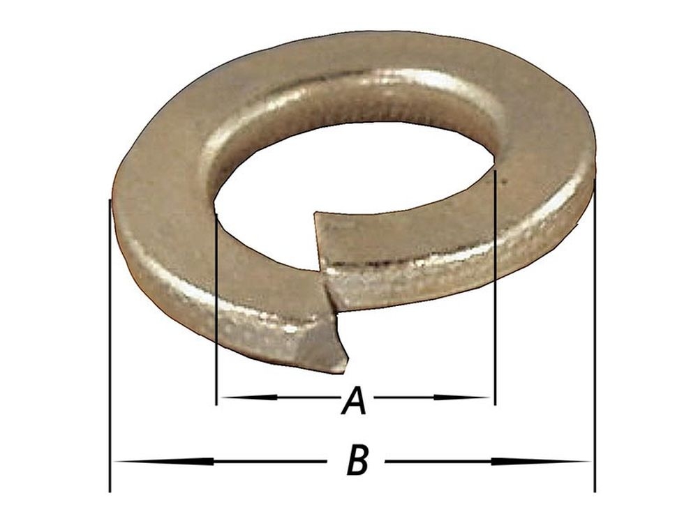 Veerringen, Verzinkt m 8