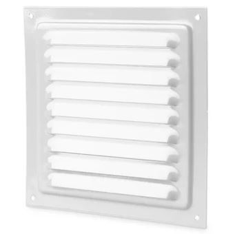 Vents Rooster Gecoated Staal 136x150mm Wit 2