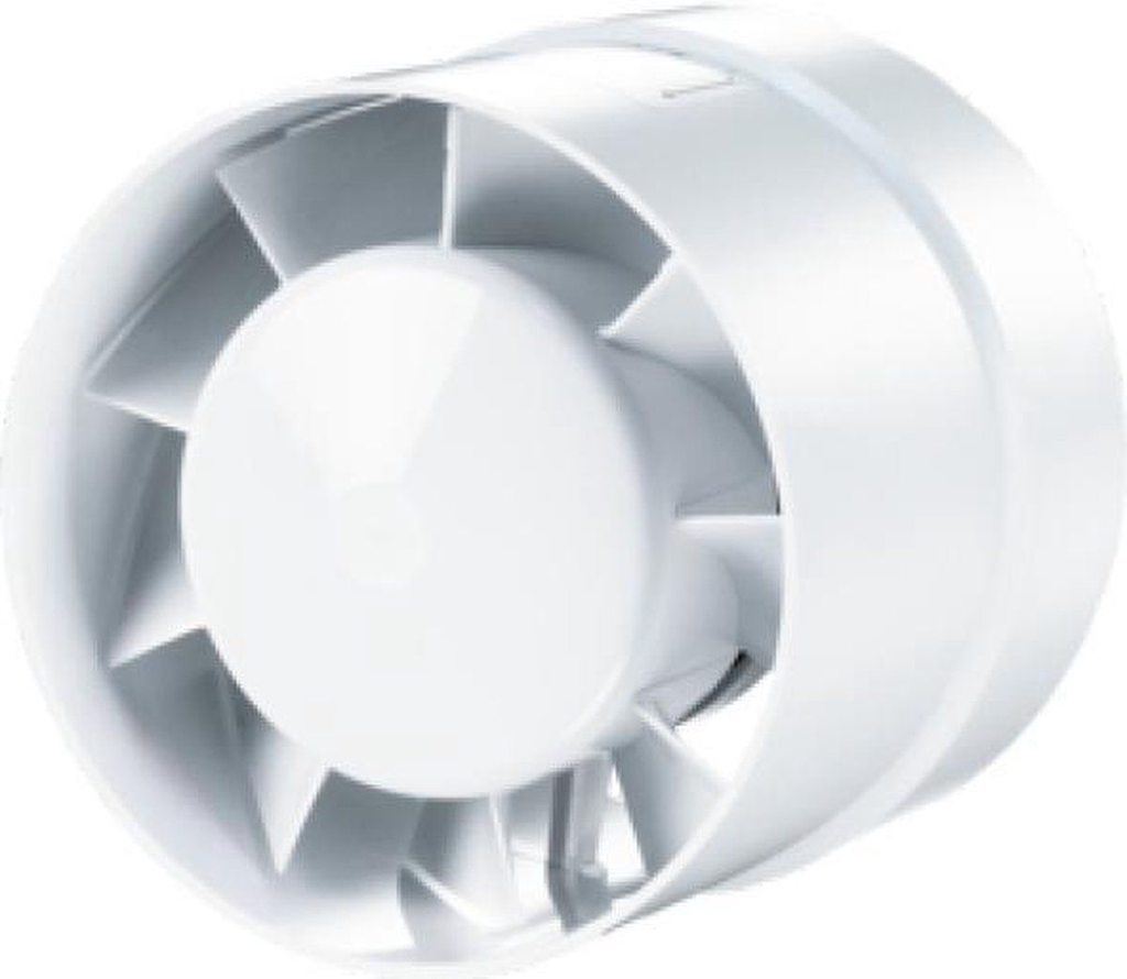 Vents Ventilator Buis 230v 100 mm Wit