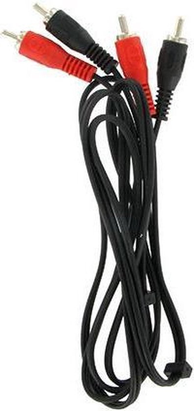 Verbindingskabel Audio 2x2tulp 1.5mtr