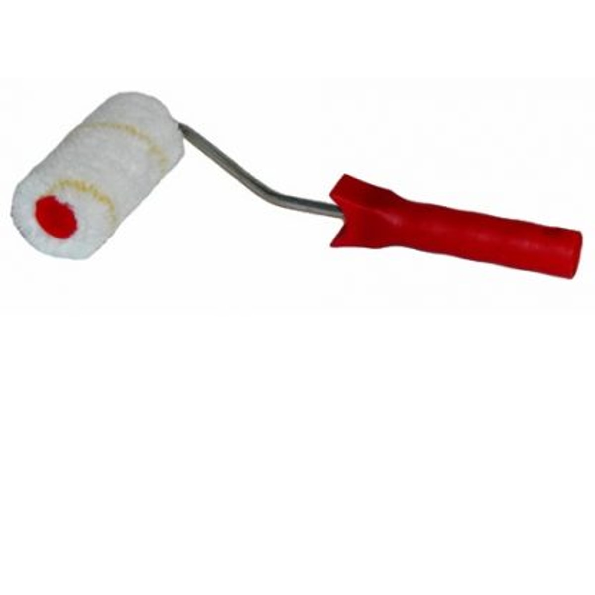 Verfrol 10 cm Anti Druip Geel Gestreept