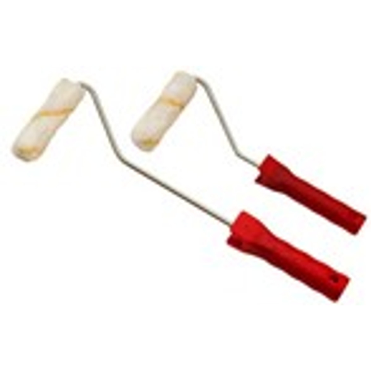 Verfrol 10 cm Anti Druip Geel Gestreept Gem. Beugel