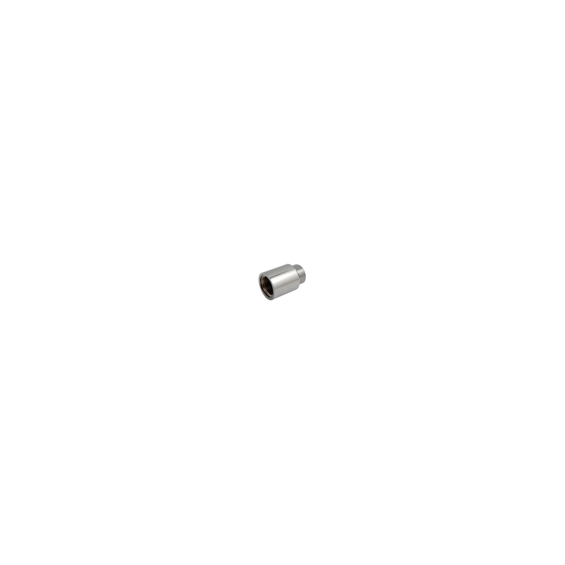 Verlengstuk 1/2mf 25 mm Verchroomd