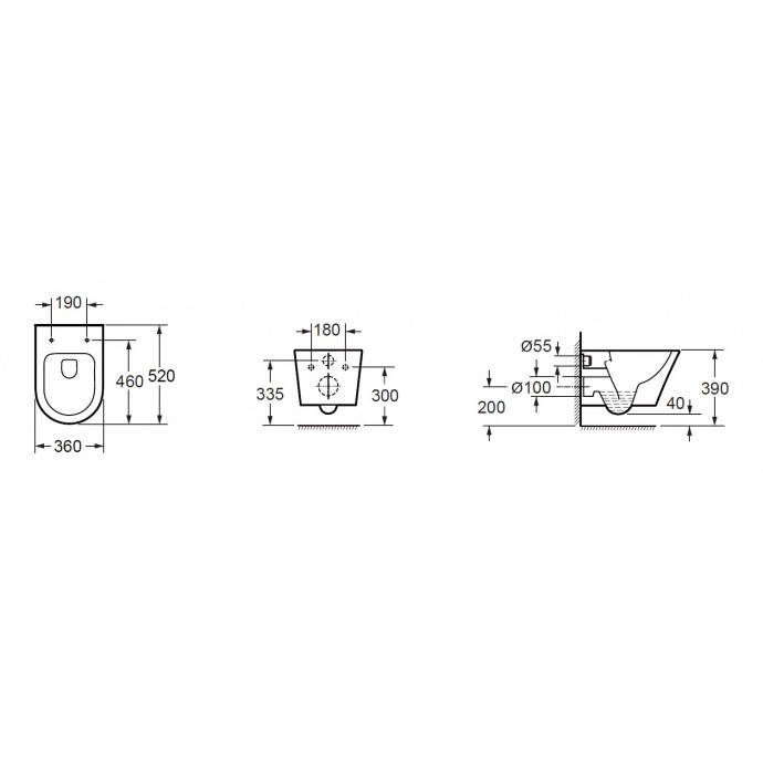 Vesta Rimless Hang Wc Wit 11