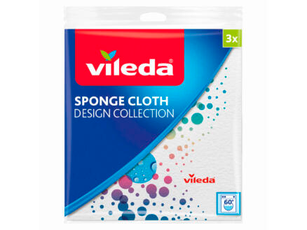 Vileda Doeken Sponge Cloth Design X3 2