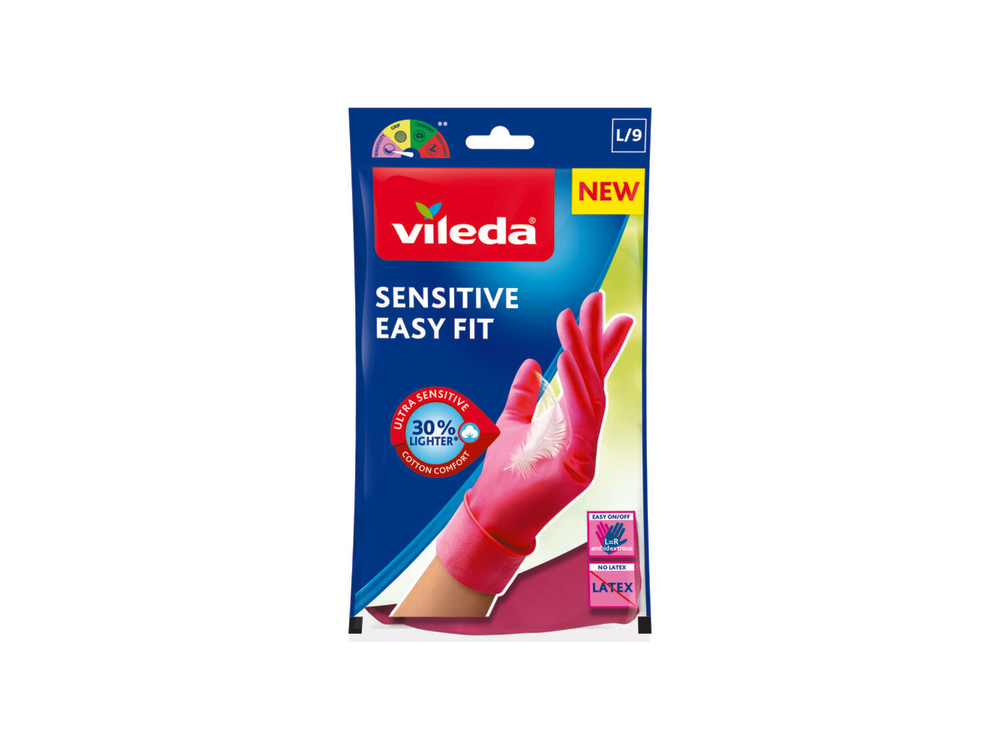 Vileda Handschoen Sensitive Easy Fit Large