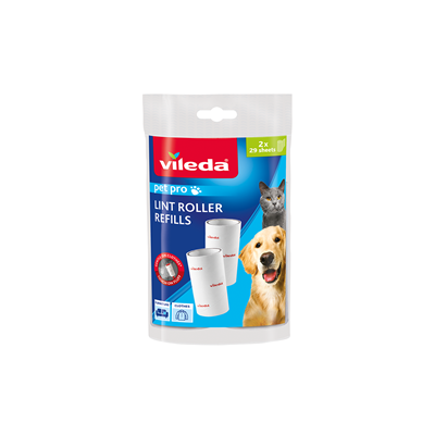Vileda Reserverollen Pet Pro Kleefborstel 2st