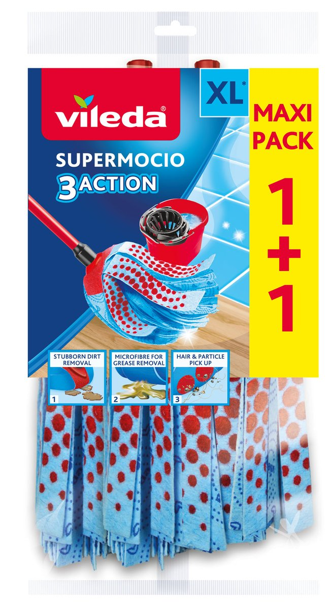 Vileda Super Mocio 3 Action Navulling 2st