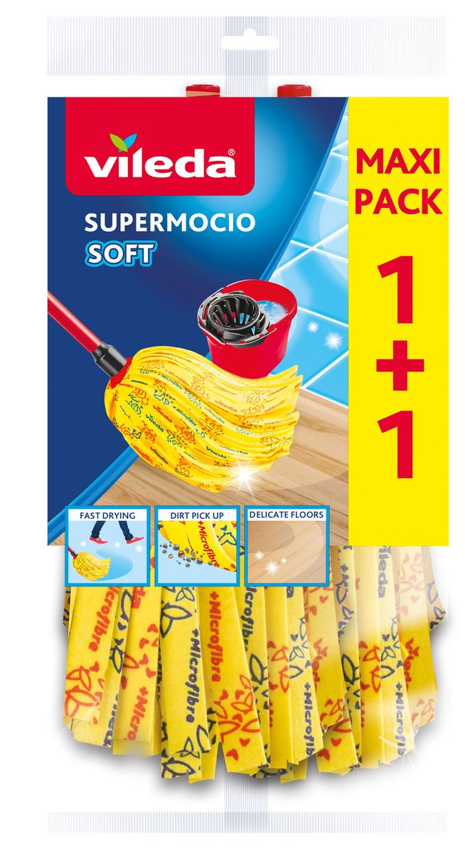 Vileda Super Mocio Soft Navulling 2st