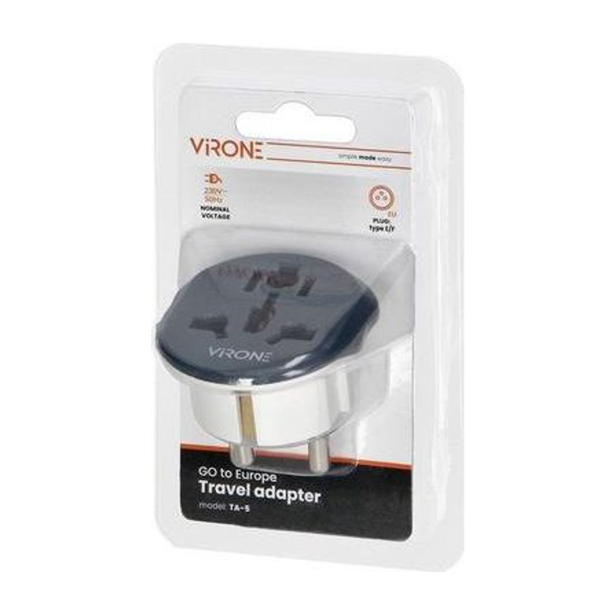 Virone Adapter Universeel 230v
