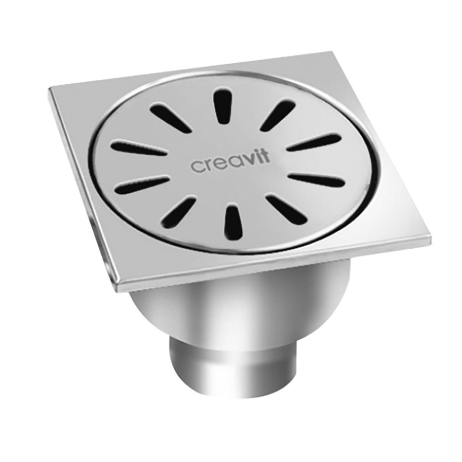 Vloersifon Rvs 15x15