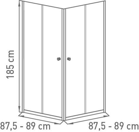 Vmg Avis Hoek 80x185 Str Chr 2