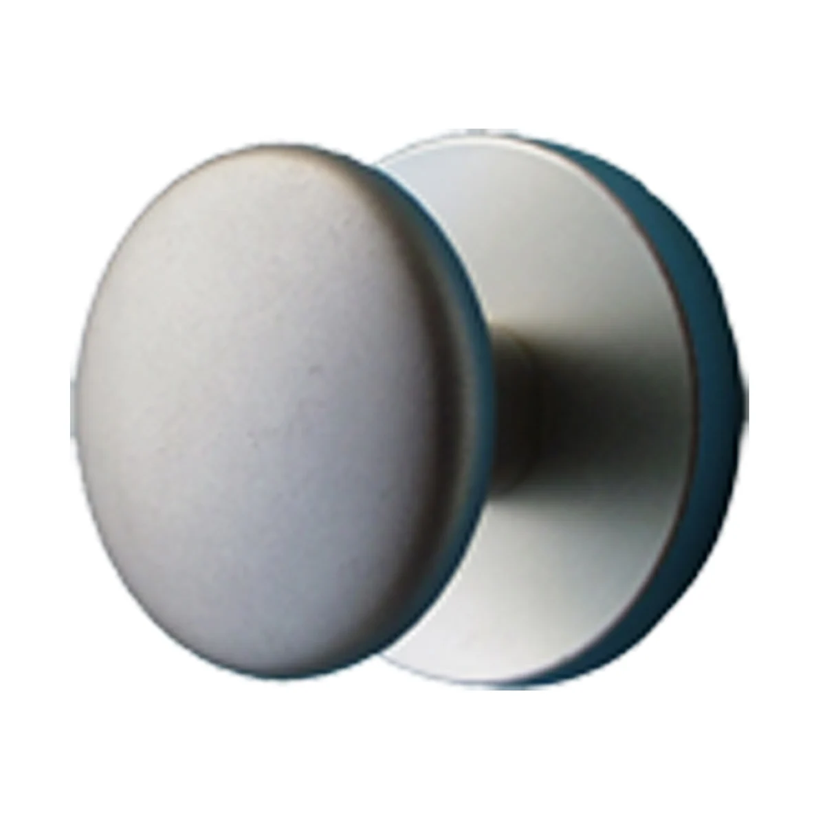 Voordeurknop Massief Alu F2 60/70mm