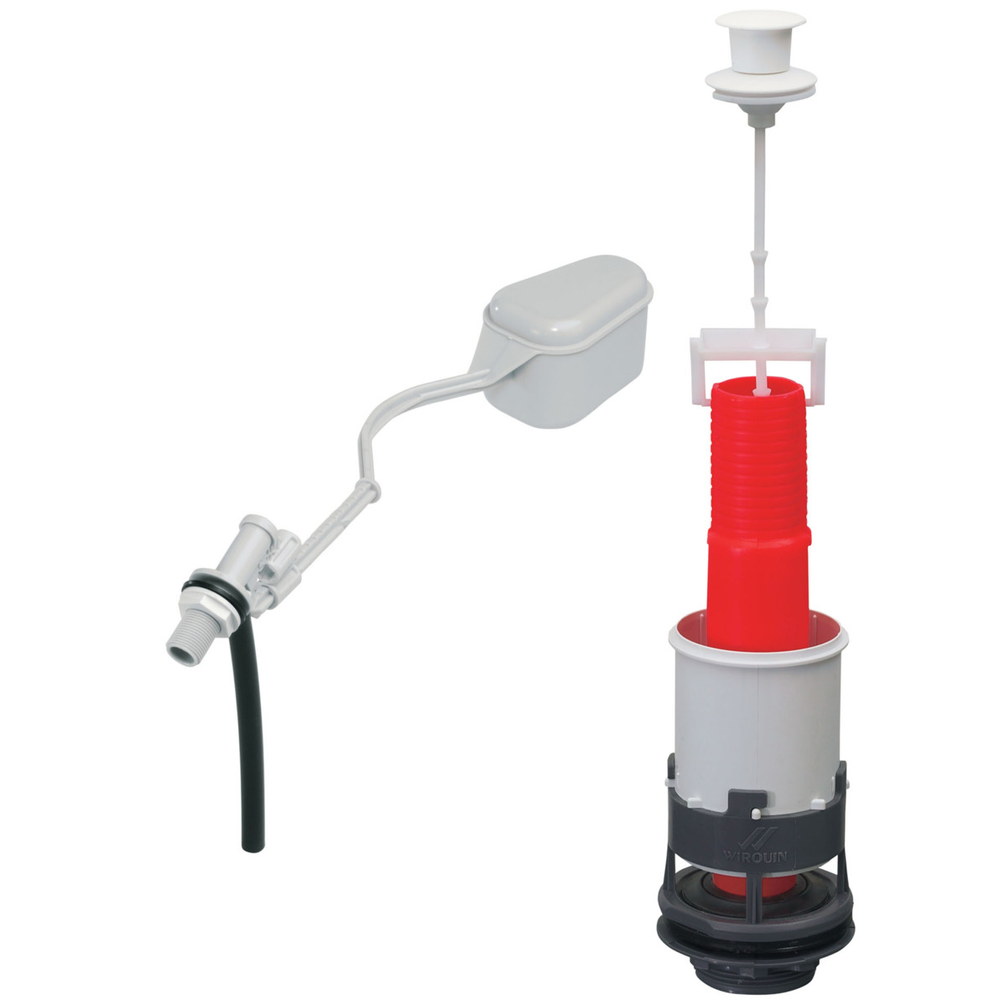 Wc Mech. Trkknop met Vlotter