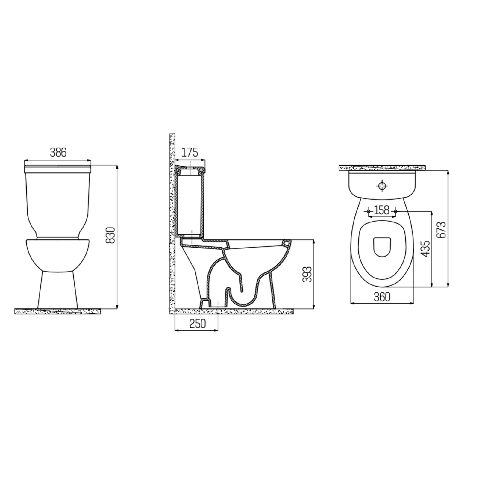 Wc Sedef Onder Uitg. Rvs Sproeier Sd300.000 2