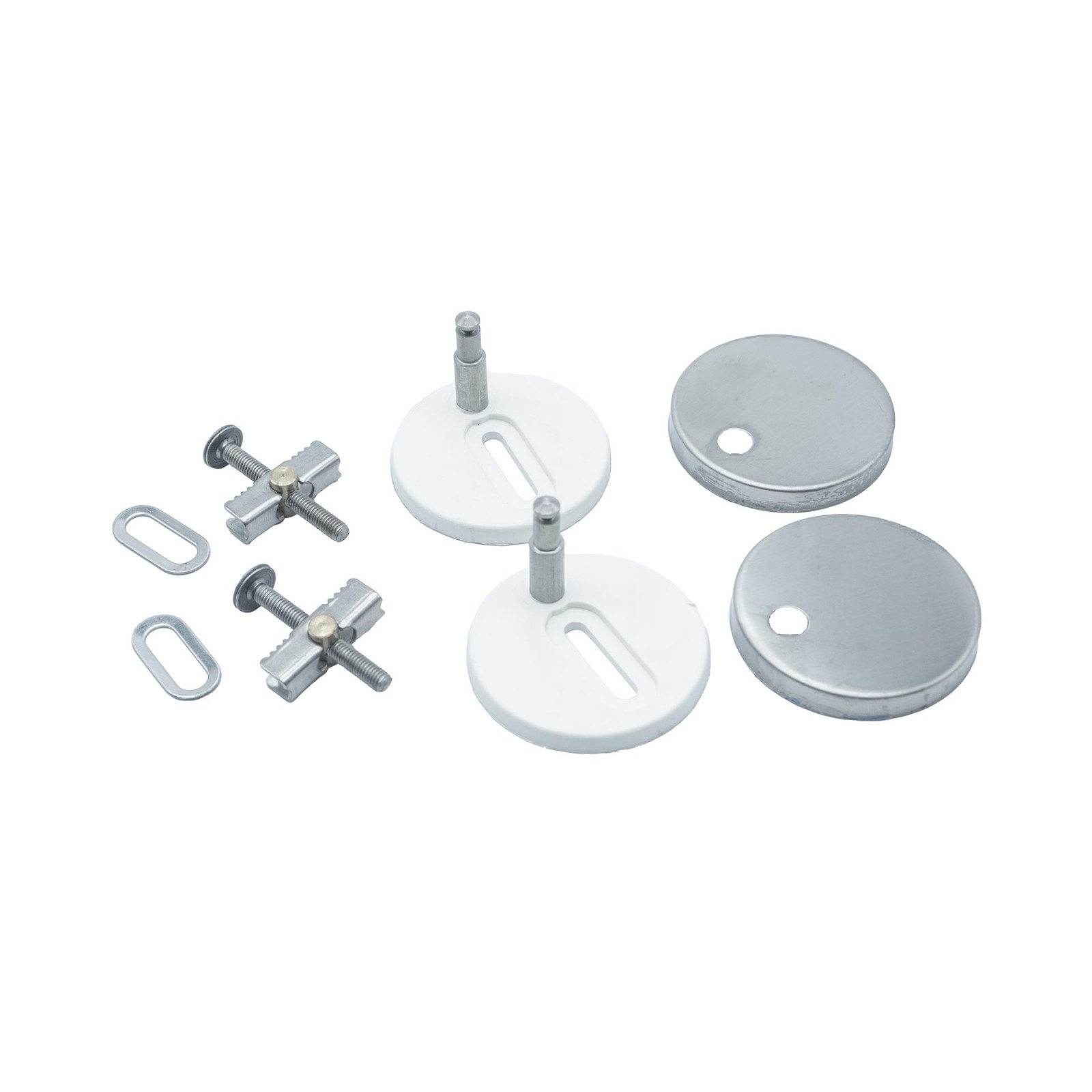 Wc-Zitting Inox Montageset