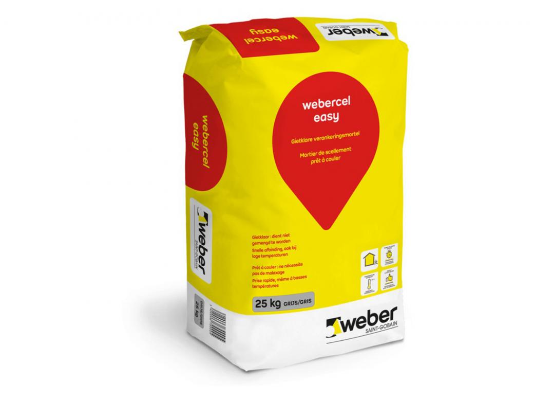 Weber Cel Easy Turbo Beton 25 kg Grijs