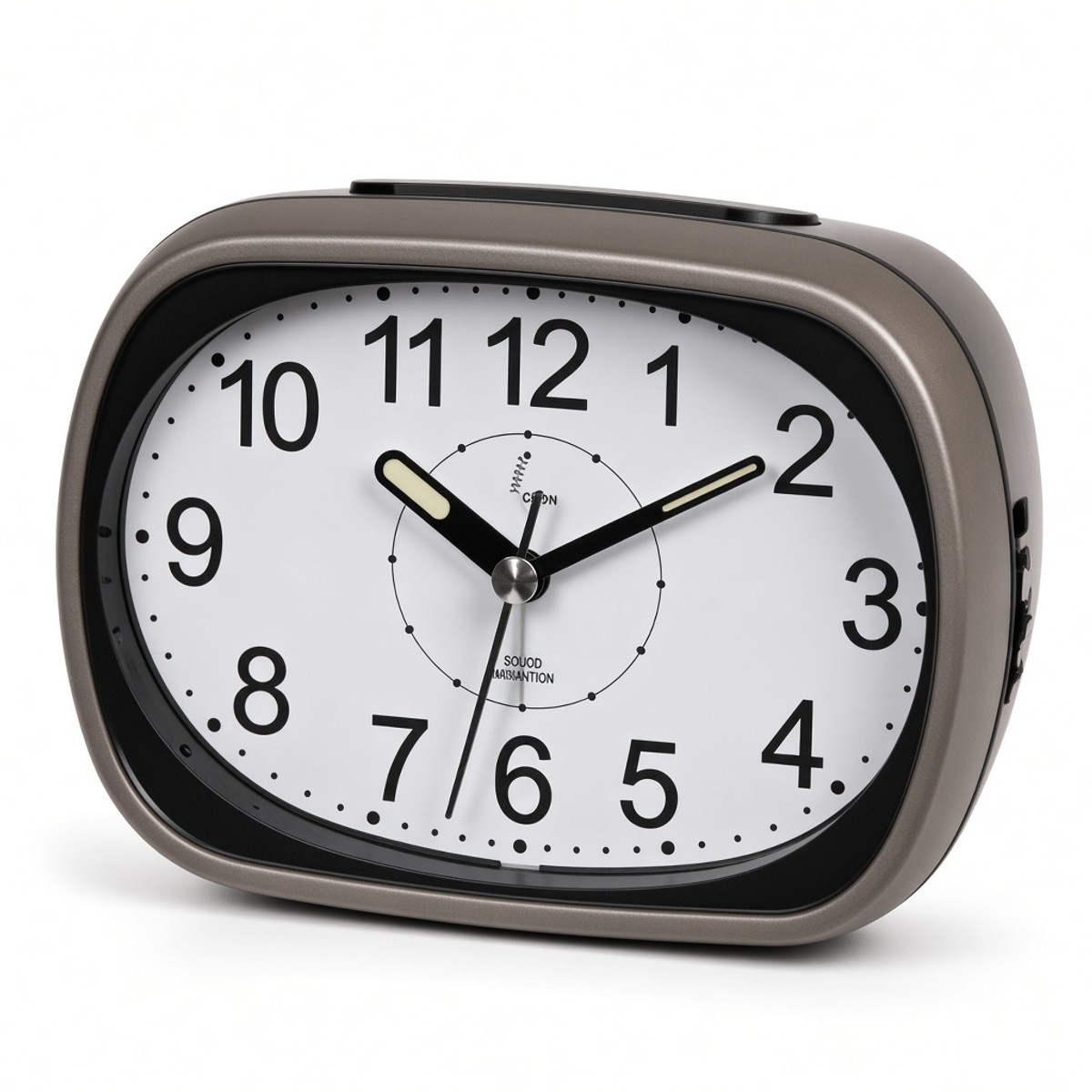 Wekker Black White Titanium