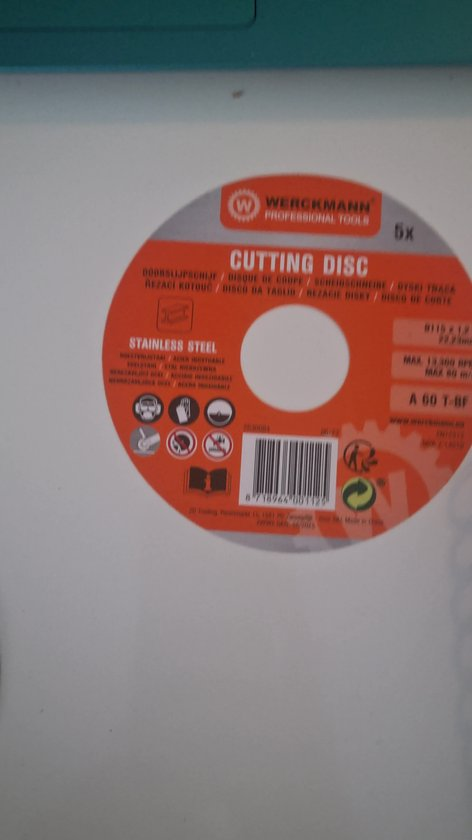 Werckmann 5 Slijpschijven 5st A60 1115 mm 3