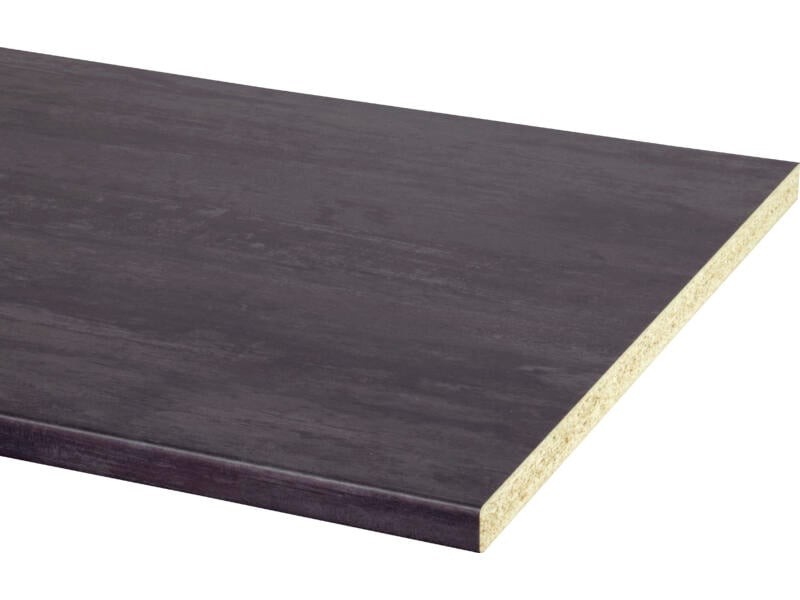 Werkblad 182x60x2.8cm Staalgrijs
